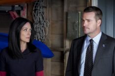 Elizabeth Bogush (Joelle Taylor) and Chris O'Donnell (Special Agent G. Callen) in NCIS: Los Angeles - 'The Prince'