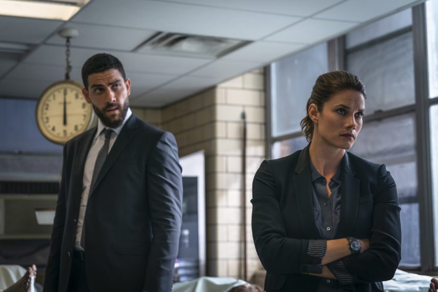 "Prey" -- Special Agent Maggie Bell, Special Agent OA Zidan and the team investigate the murders of 18 young women with help from a survivor associated with the deceased, on FBI, Tuesday, Oct. 9 (9:00-10:00 PM, ET/PT) on the CBS Television Network. Pictured: Missy Peregrym, Zeeko Zaki Photo: Michael Parmelee/CBS ÃÂ©2018 CBS Broadcasting, Inc. All Rights Reserved