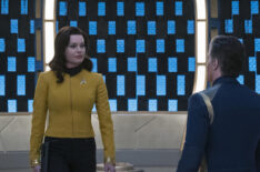 Rebecca Romijn as Number One in Star Trek: Discovery