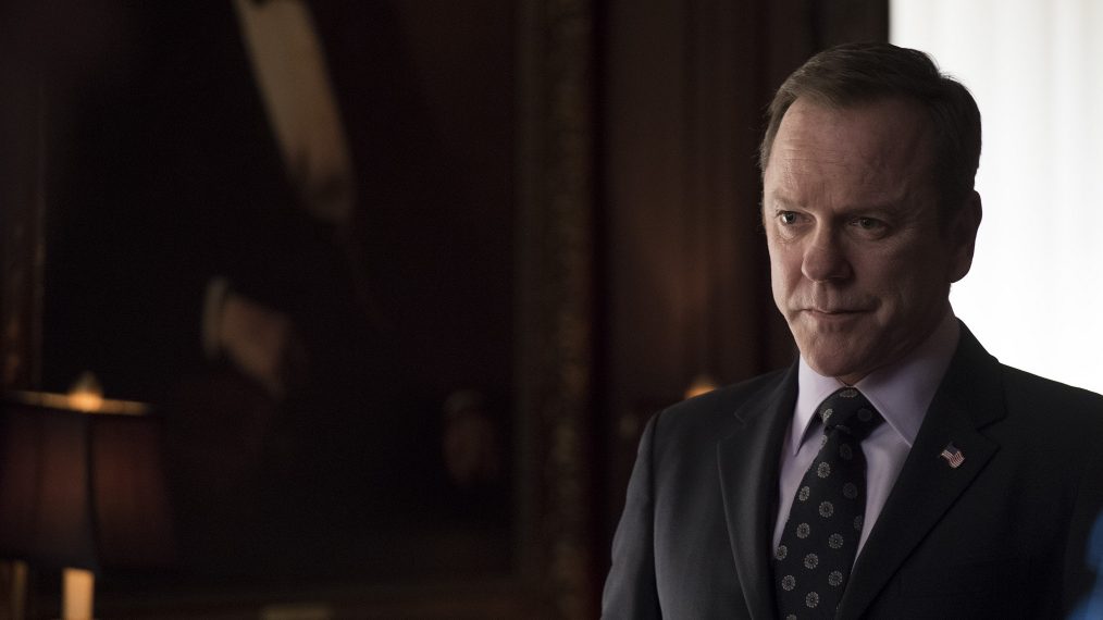 Kiefer Sutherland as President Tom Kirkman in Designated Survivor