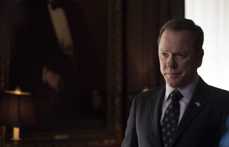 Kiefer Sutherland as President Tom Kirkman in Designated Survivor