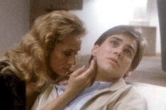 Lauren Hutton and Jim Carrey in Once Bitten