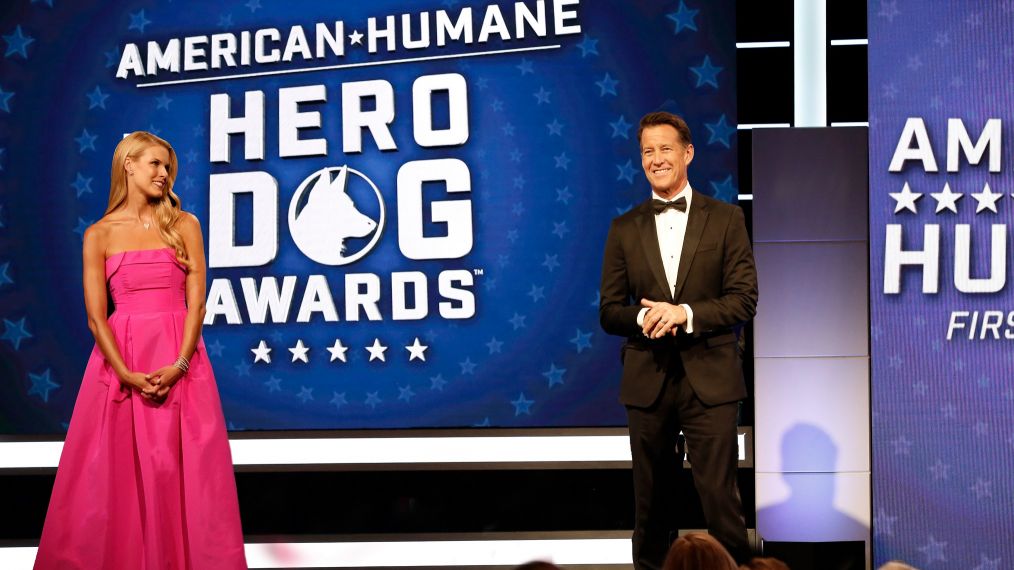 Each year American Humane Hero Dog Awards celebrates seven remarkable canines selected in a nationwide online vote. One dog in each of the following seven categories is honored: Search & Rescue, Military, Law Enforcement/Arson, Service, Therapy, Guide/Hearing, and Emerging Hero, a category that celebrates an ordinary pet who has done something extraordinary. Photo: Beth Stern, James Denton Credit: ©2018 Crown Media United States LLC/Photographer: Alexx Henry/Alexx Henry Studios, LLC