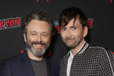 Michael Sheen and David Tennant the 2018 New York Comic Con Good Omens Panel