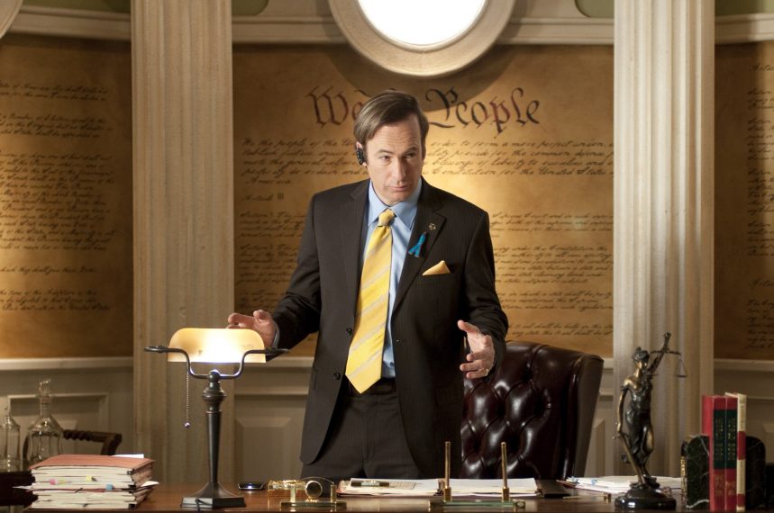 Saul Goodman (Bob Odenkirk) - Breaking Bad - Season 4, Episode 7_"Problem Dog" - Photo Credit Ursula Coyote/AMC