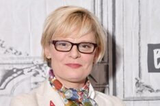 Actress Martha Plimpton visits Build to discuss the 'A is For' charity and annual Broadway benefit at Build Studio