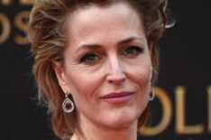 Gillian Anderson attends The Olivier Awards 2019