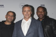 Chris Harris, Matt LeBlanc, and Rory Reid at the BBC Worldwide Showcase