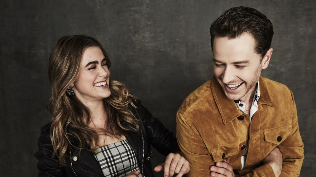 Melissa Roxburgh and Josh Dallas