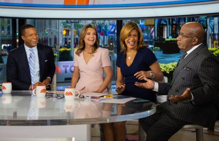 TODAY -- Pictured: Craig Melvin, Savannah Guthrie, Hoda Kotb and Al Roker on Thursday, October 25, 2018 -- (Photo by: Nathan Congleton/NBC)