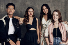 Marcus Scribner, Aimee Carrero, Karen Fukuhara, and Noelle Stevenson from She-Ra and the Princesses of Power