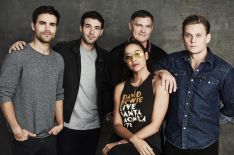 Paul Wesley, James Wolk, Dania Ramirez, Kevin Williamson and Billy Magnussen