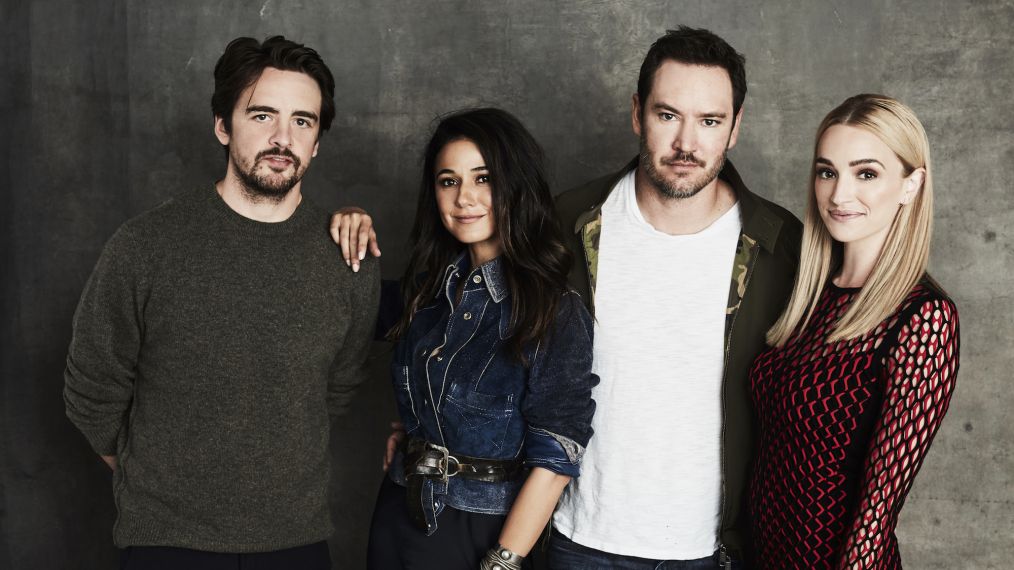 The Passage cast - Vincent Piazza, Emmanuelle Chriqui, Mark-Paul Gosselaar and Brianne Howey