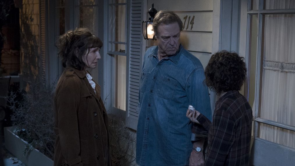 Mary Steenburgen, John Goodman, Sara Gilbert in the Conners