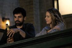 Sean Teale and Amy Acker in the 'unMoored' episode of The Gifted
