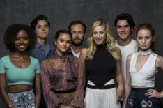 Ashleigh Murray, Cole Sprouse, Camilia Mendes, Luke Perry, Lili Reinhart, KJ Apa, Madelaine Petsch of 'Riverdale' at Comic-Con