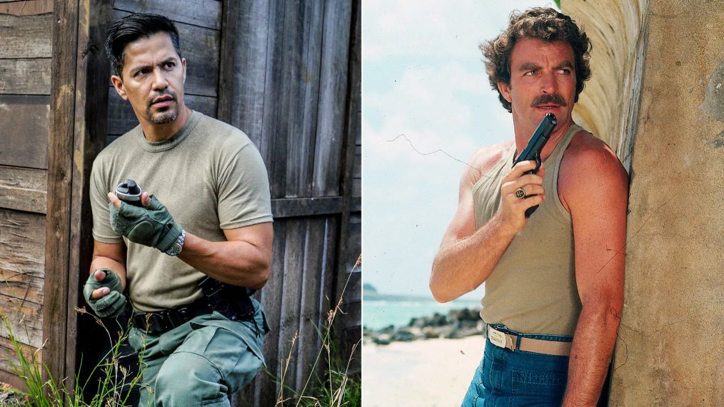 Magnum PI -Jay Hernandez, Tom Selleck - Magnum PI -Jay Hernandez, Tom Selleck