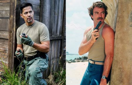 Magnum PI -Jay Hernandez, Tom Selleck - Magnum PI -Jay Hernandez, Tom Selleck