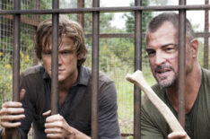 Lucas Till and George Eads in MacGyver