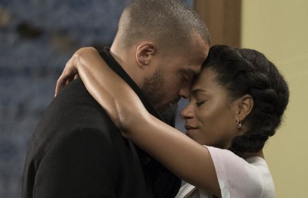 Jesse Williams and Kelly McCreary in Grey's Anatomy