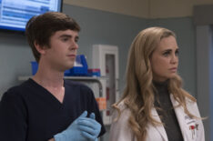 The Good Doctor - Freddie Highmore and Fiona Gubelmann