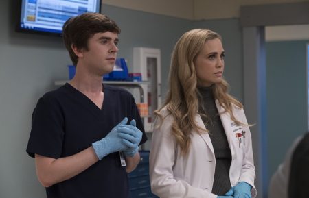 The Good Doctor - Freddie Highmore and Fiona Gubelmann