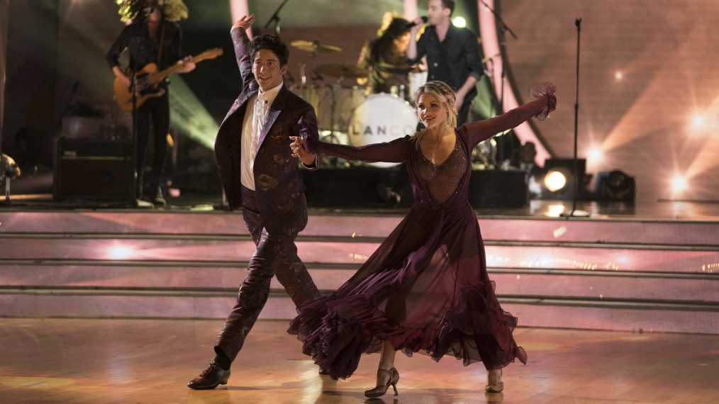 Milo Manheim and Witney Carson on Dancing with the Stars