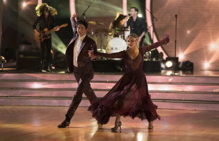 Milo Manheim and Witney Carson on Dancing with the Stars