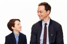 Iain Armitage and Jim Parsons