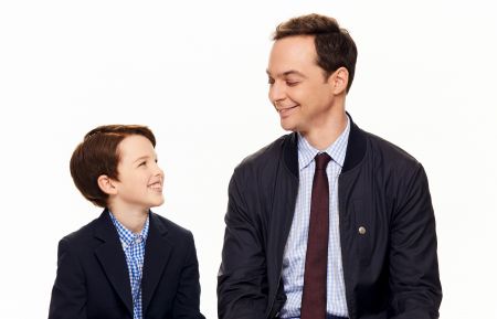 Iain Armitage and Jim Parsons