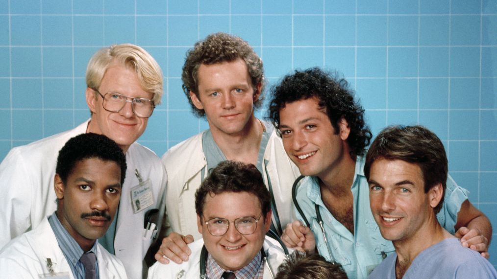 St. Elsewhere - Ed Begley Jr., David Morse, Howie Mandel, Denzel Washington, Stephen Furst, Mark Harmon, Sagan Lewis