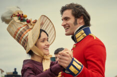 Olivia Cooke takes on the classic role of Becky Sharp opposite Tom Bateman in 'Vanity Fair'