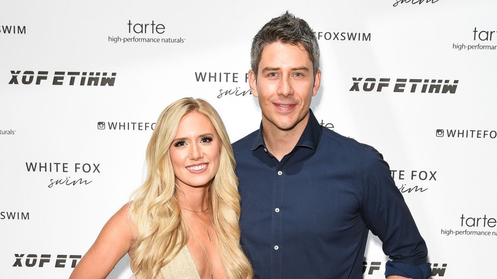 Lauren Luyendyk and Arie Luyendyk Jr. attend White Fox Boutique Swimwear Launch