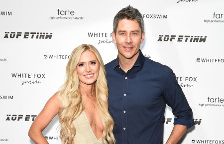 Lauren Luyendyk and Arie Luyendyk Jr. attend White Fox Boutique Swimwear Launch