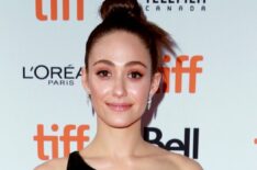 Emmy Rossum attends the 'Homecoming' premiere during 2018 Toronto International Film Festival