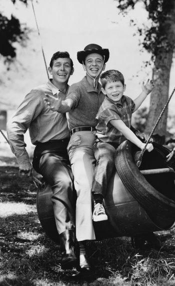 Andy Griffith, Don Knotts, and Ron Howard