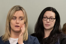 Taylor Schilling and Laura Prepon in Orange is the New Black