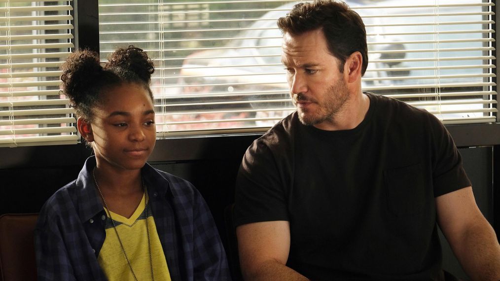 THE PASSAGE: L-R: Saniyya Sidney and Mark-Paul Gosselaar in THE PASSAGE premiering midseason on FOX. ©2018 Fox Broadcasting Co. Cr: Steve Dietl/FOX