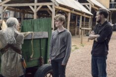 Melissa McBride as Carol Peletier, Matt Lintz as Henry, Callan McAuliffe as Alden - The Walking Dead - Season 9, Episode 8