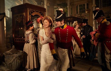 Vanity Fair - Claudia Jessie as Amelia Sedley and Charlie Rowe as George Osbourne
