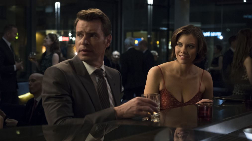 Scott Foley and Lauren Cohan in Whiskey Cavalier