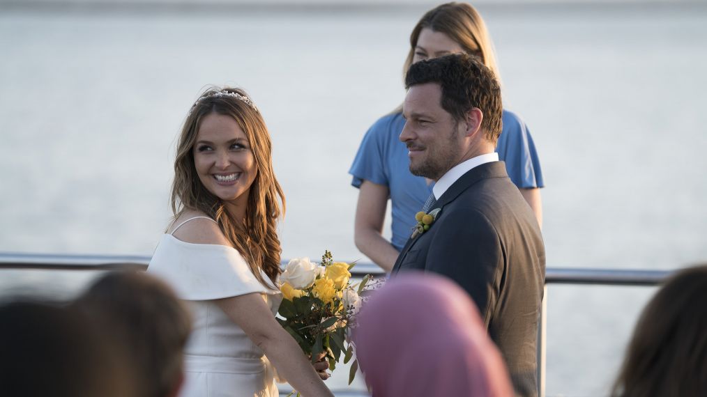 Camilla Luddington and Justin Chambers - Grey's Anatomy wedding - 'All of Me'