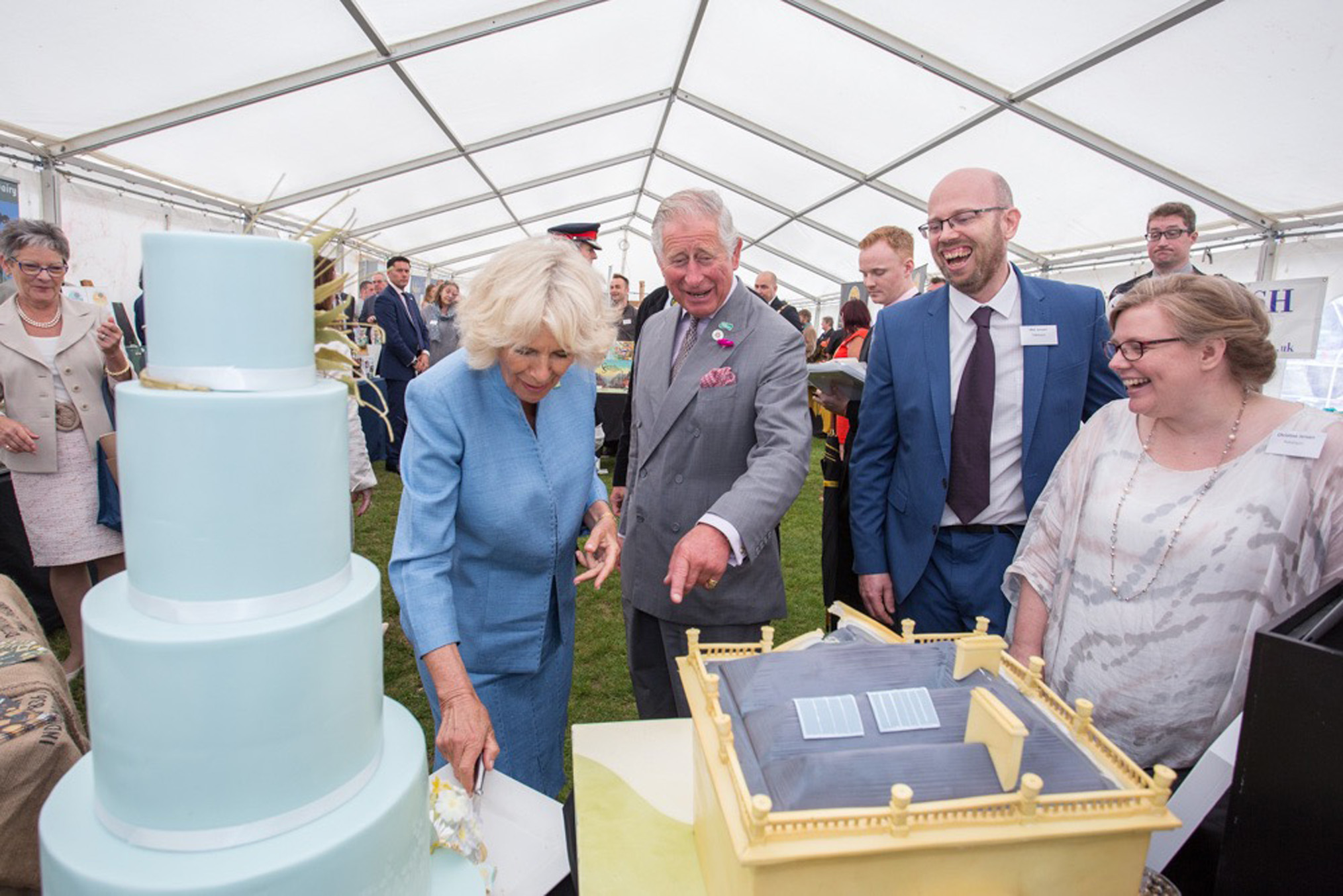 Extreme Cake Makers Phil Christine Jensen Recall Baking For Prince Charles Camilla