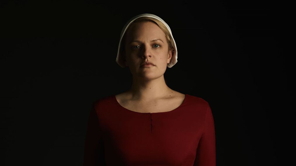 Elisabeth Moss as June in The Handmaid's Tale