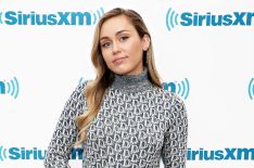 Miley Cyrus Visits The SiriusXM Studios In New York City