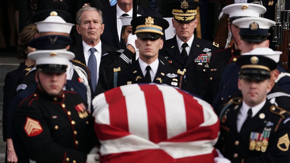 State Funeral Held For George H.W. Bush At The Washington National Cathedral