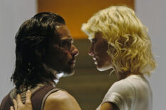 James Callis and Tricia Helfer in Battlestar Galactica