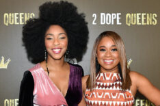 Jessica Williams and Phoebe Robinson - HBO's 2 Dope Queens NYC Slumber Party Premiere