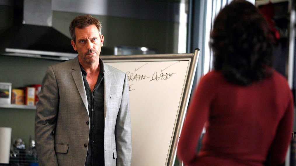 Hugh Laurie and Lisa Edelstein in House
