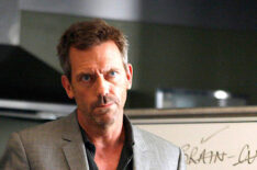 Hugh Laurie and Lisa Edelstein in House
